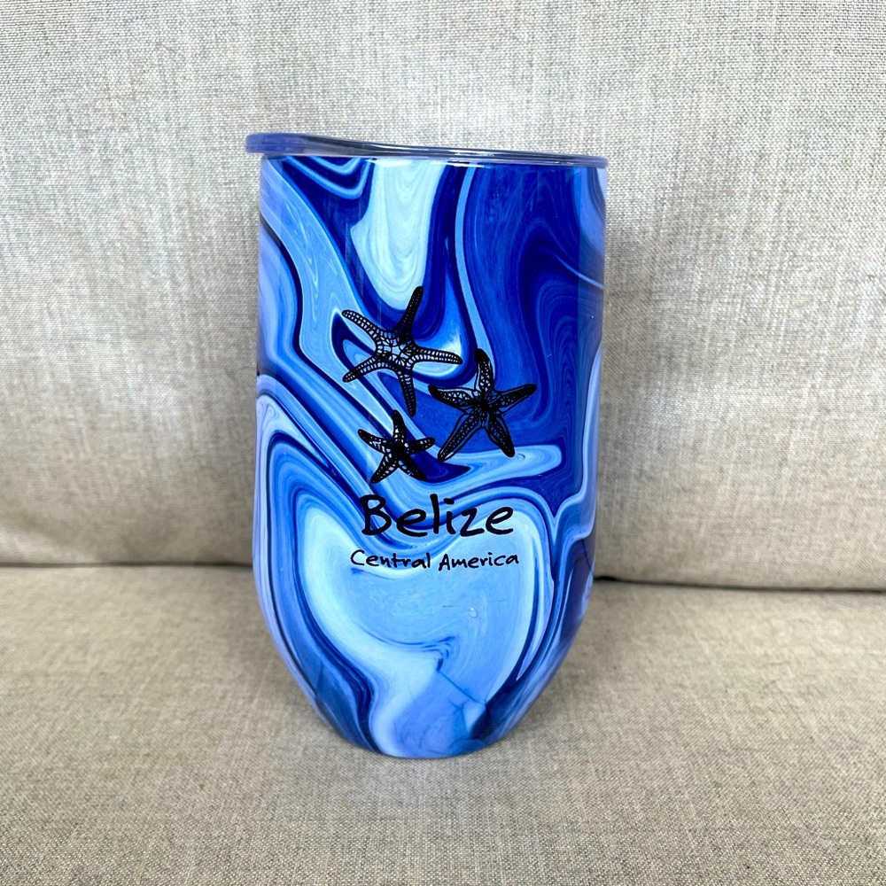 Belize Central America, Insulated Cup, Blue